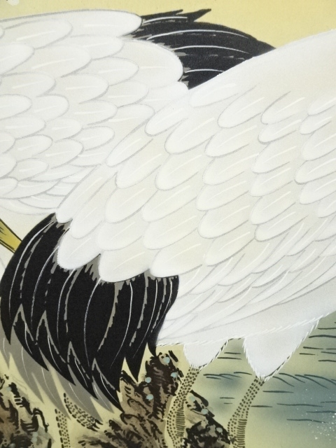 道具 ] - 道具 居伯筆 松竹梅鶴亀 肉筆絹本掛軸 | ネットショップ圭